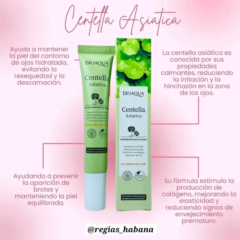 Crema para ojos de Centella Asiática