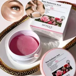 Mascarillas hidratantes para ojos de rosas y Ácido Hialurónico