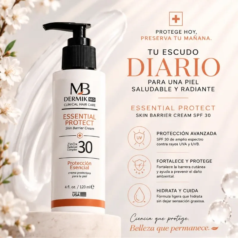 Protector solar Mineral ,spf 30 ( No deja blanco)