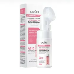 Limpiador facial de Coenzima Q10 2en1 marca Sadoer