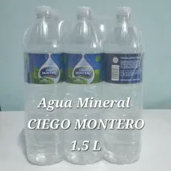 Agua Mineral CIEGO MONTERO 6 Pomo 1.5 L