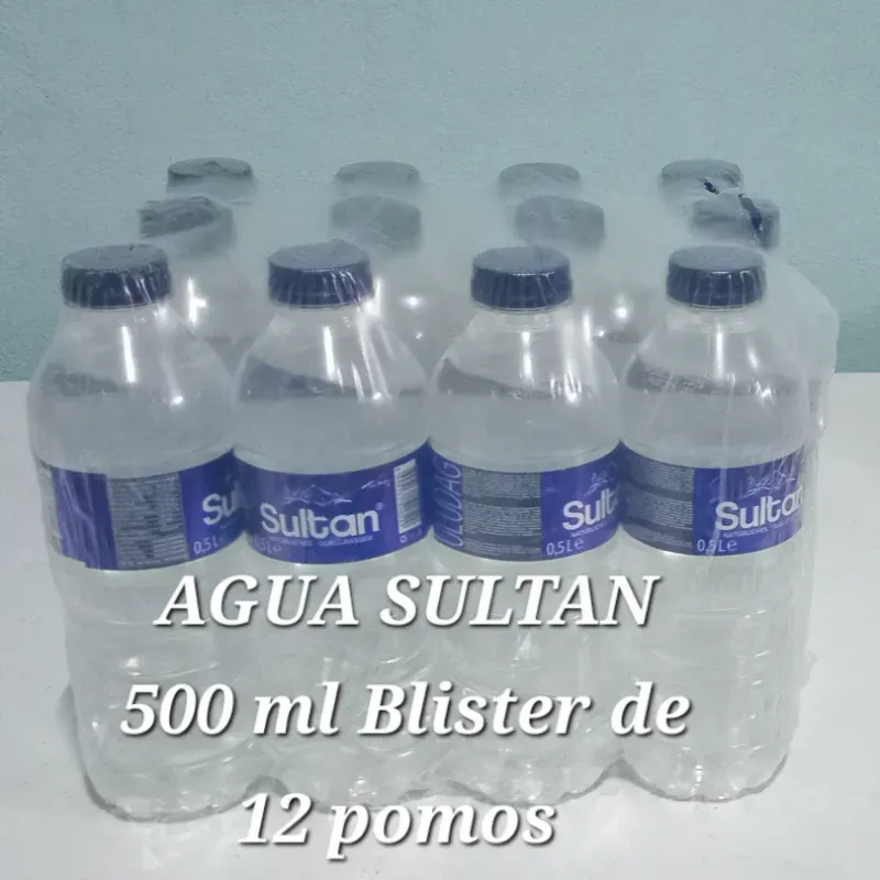 Agua Mineral SULTAN 330 ml blister 12 pomo