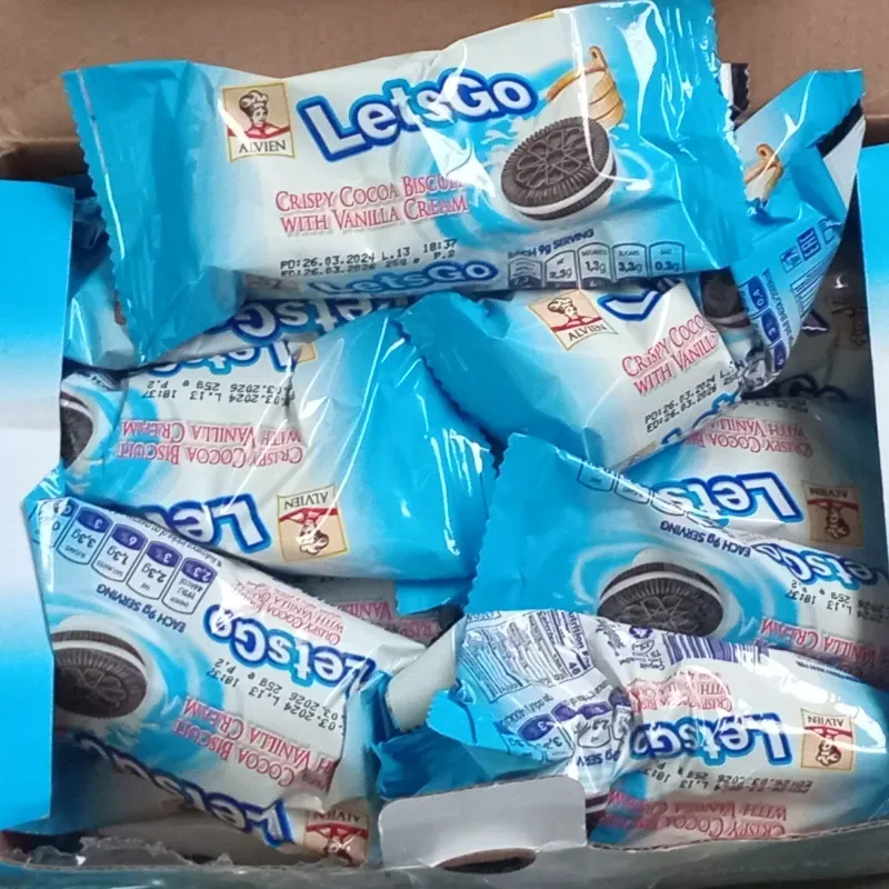 Caja 24 paquete Galletas LetsGo