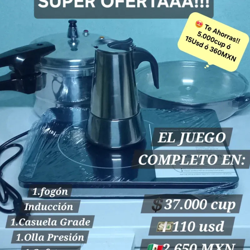 JUEGO INDUCCIÓN COMPLETO