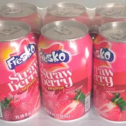 Jugo natural lata FRESA 6 UNIDADES