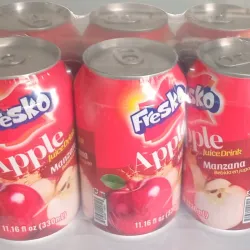 Jugo natural lata MANZANA 6 UNIDADES