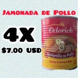 Jamonada de Pollo Enlatada 4 unidades (spam) 