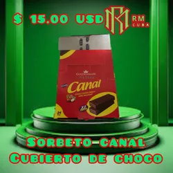 Sorbeto CANAL cubirta chocolate 