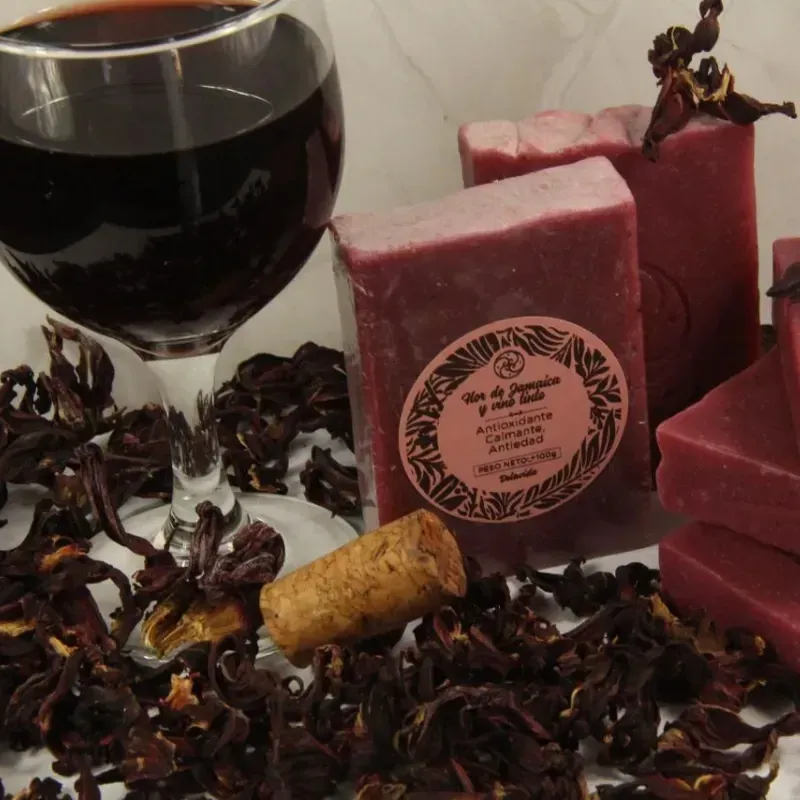 Flor de Jamaica y Vino Tinto
