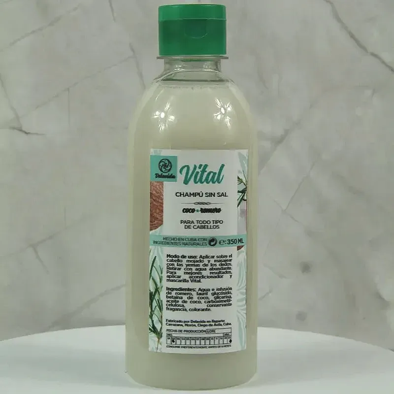 Shampú "Vital" de Coco y Romero 350ml