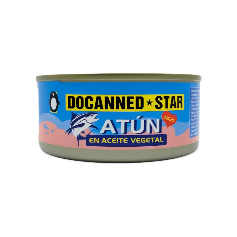 Atún en aceite vegetal.