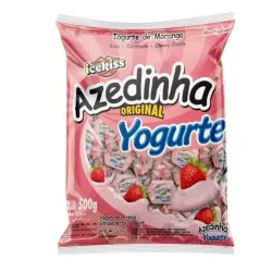 🍓🥛 Caramelos Masticables Azedinha Yogurt Fresa – 500 g