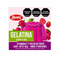 Gelatina sabor a uvas