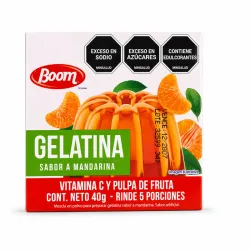 Gelatina sabor mandarina