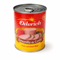 Latas de Jamonilla de Cerdo Oderich.