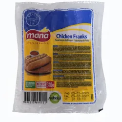 Salchichas de pollo 340g