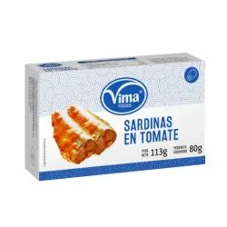 SARDINAS EN TÓMATE 🍅 PESO NETO  113g