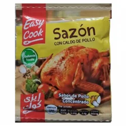 Sazón con Caldo de Pollo.