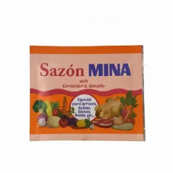 Sazón MINA con Coriander & Annatto (Cilantro y Achiote).