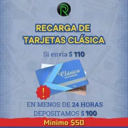 Recarga a Tarjeta Clásica 