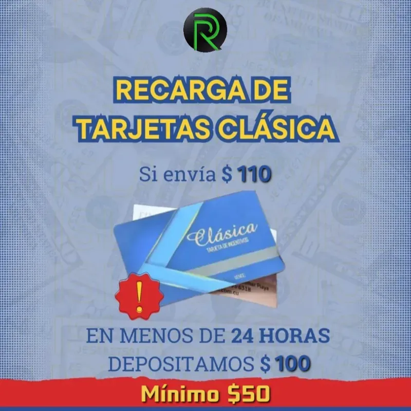 Recarga a Tarjeta Clásica 