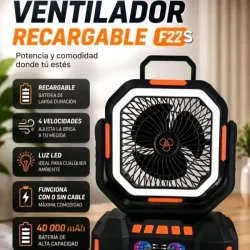 Ventilador Recargable F22