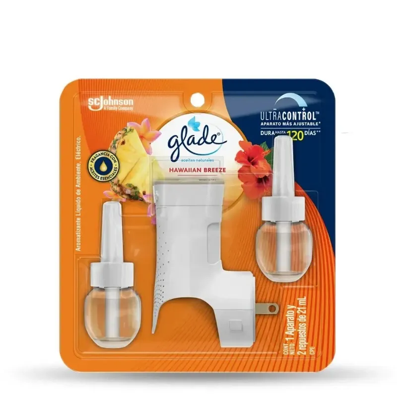 AMBIENTADOR ELÉCTRICO CON RESPUESTO AROMA BRISA HAWAIIANA