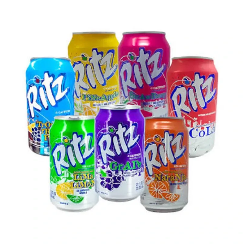 REFRESCO DE LATA RITZ 330 ml (Piña, Naranja, Cola)