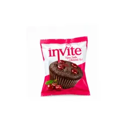 CUPCAKE DE CHOCOLATE RELLENO DE CEREZA 25g