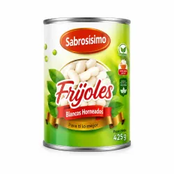 FRIJOLES BLANCOS HORNEADOS EN LATA