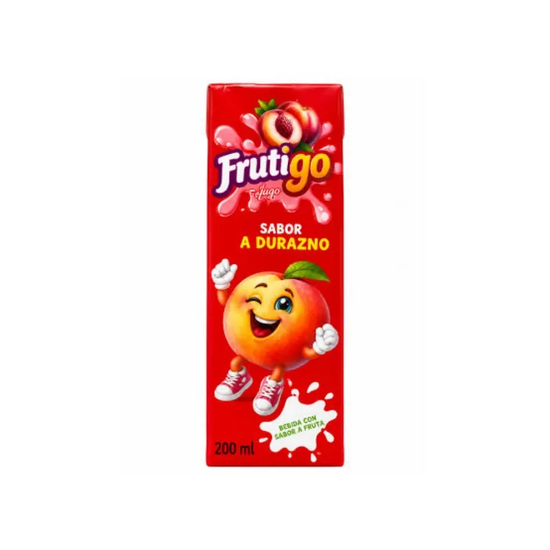 JUGO DE CAJA FRUTIGO SABOR MELOCOTON 200ml