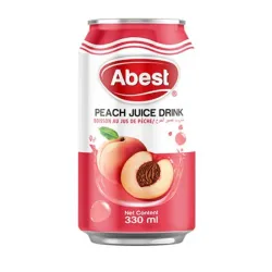 JUGO DE LATA ABEST MELOCOTON 330ML