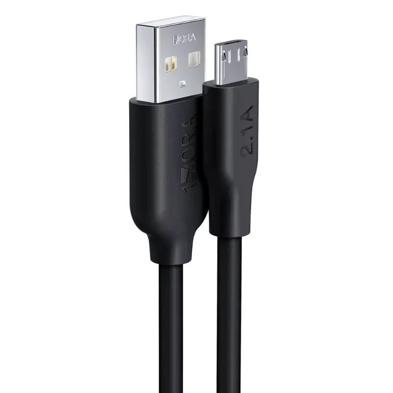 Cable v8 micro usb 1HORA 2.1A 1M