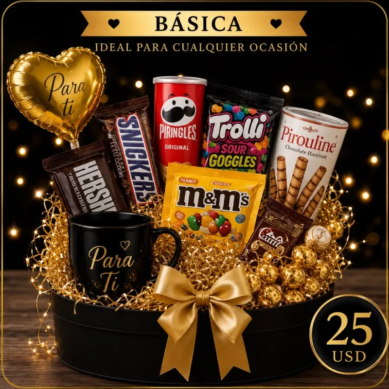 Cesta de Confitería 💚 Básica 🧺