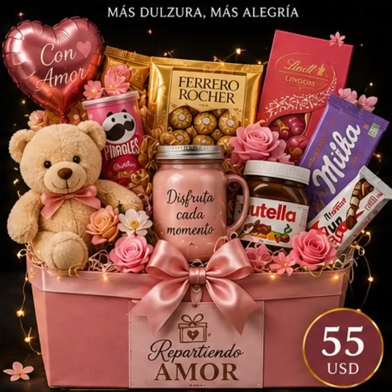 Cesta de Confitería 💚 Premium 🧺