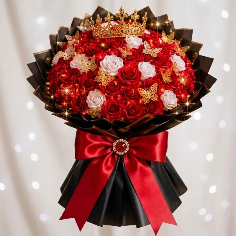 Ramo de Flores Eternas ❤️ Extra Grande 💐