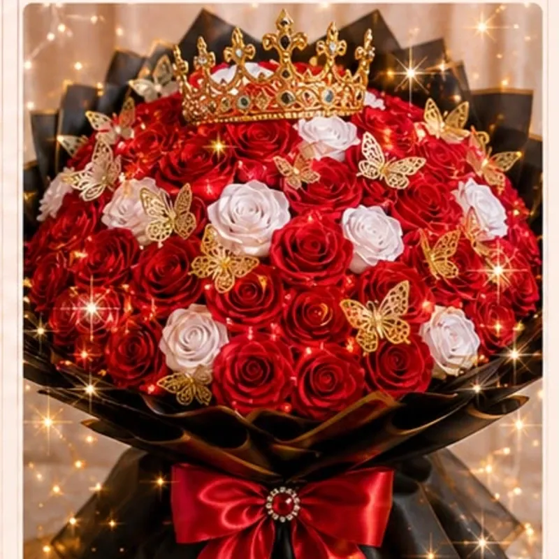 Ramo de Flores Eternas ❤️ Extra Grande 💐