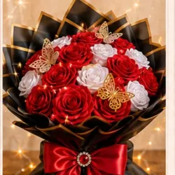 Ramo de Flores Eternas ❤️ Mediano 💐