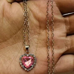 Colgante de corazón cristal