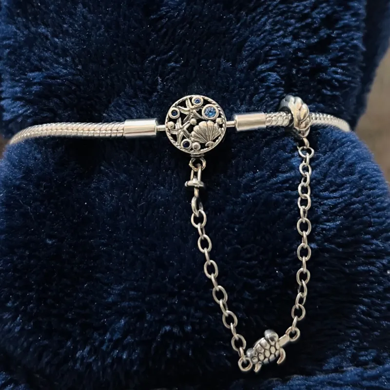 Pulsera cadena de serpiente con cierre de seguridad
