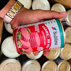 Picadillo de res alta conserva