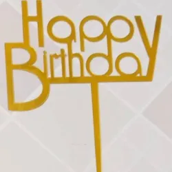 Toppers Happy Birthday