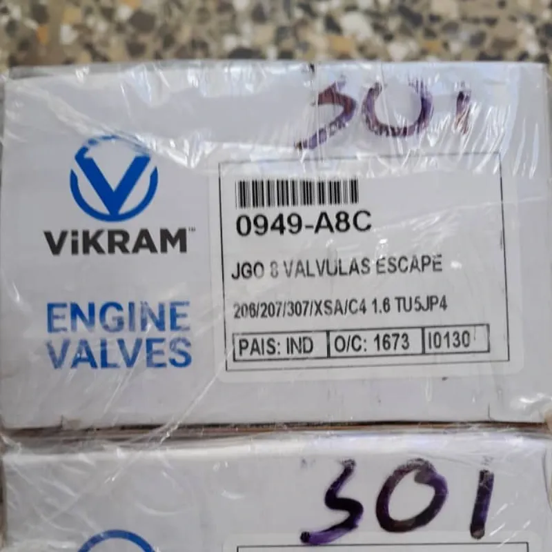 JUEGO DE VALVULA DE ESCAPE