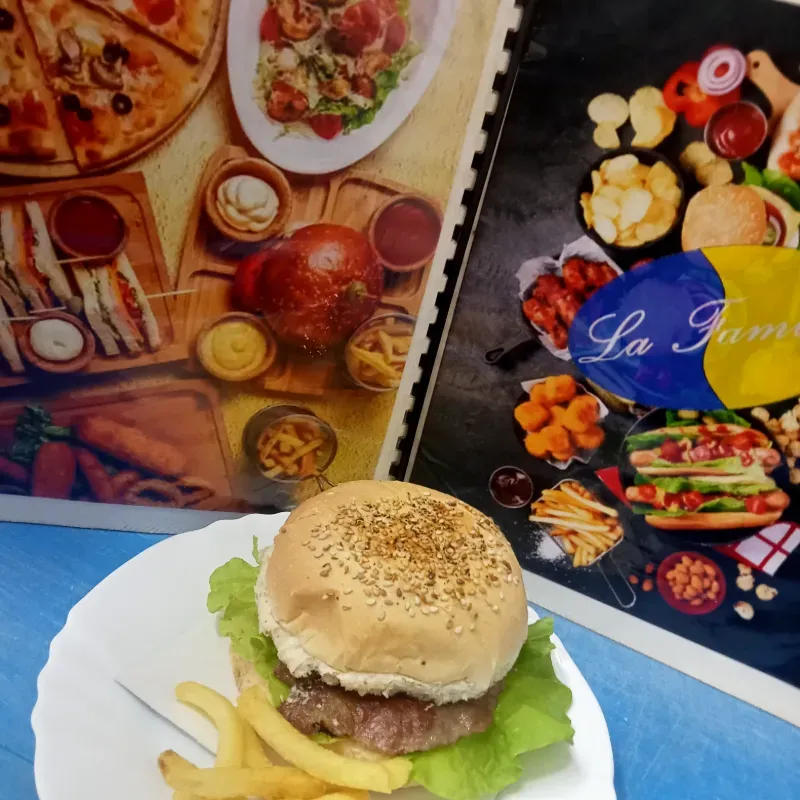 Hamburguesa sencilla 