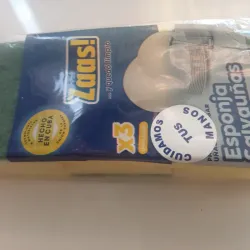 Pqt de Esponja para fregar 