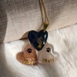 Dije Cabellos Encapsulados 3 piezas