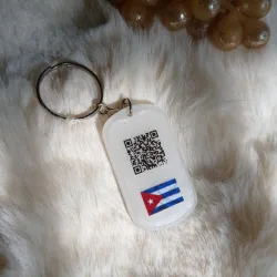 Llavero 2 fotos y Códigos QR