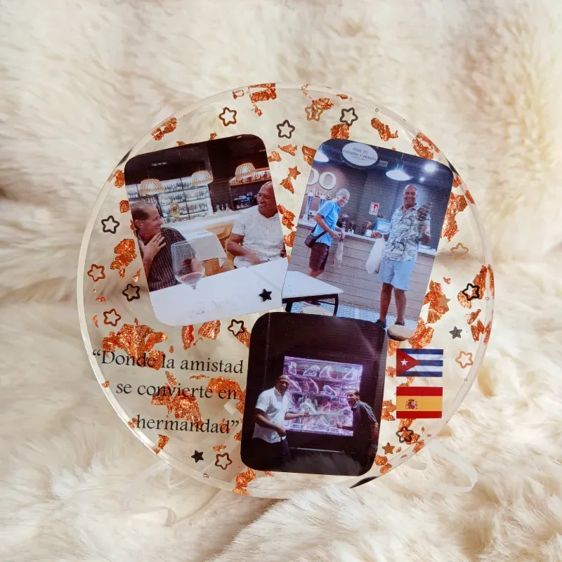 Portaretrato círculo