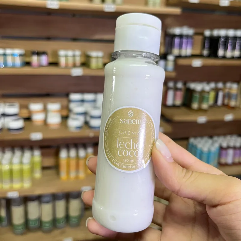 Crema Leche de Coco con protección solar