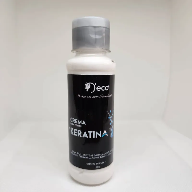 Crema para peinar con keratina